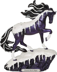 The Trail of Painted Ponies Frosted Black Magic Figurine