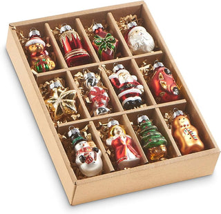 2" Box of Vintage Traditional Christmas Ornaments