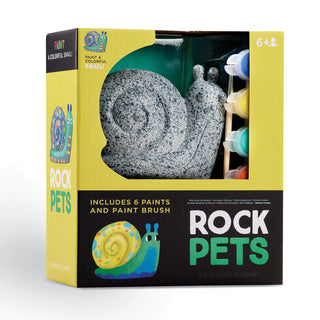 Paint your Own Rock Pet | Snail