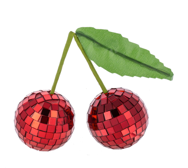 Disco Cherries Figurines
