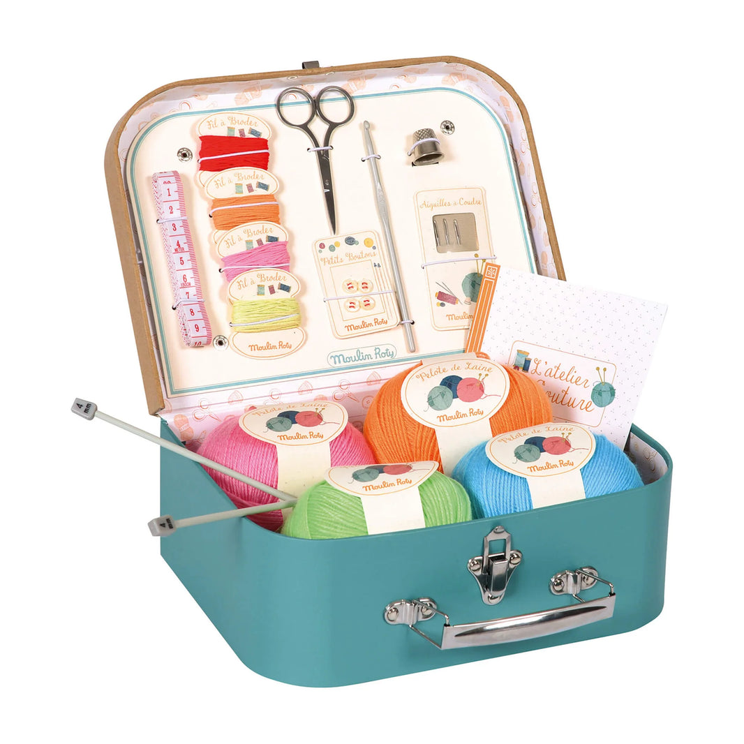 Suitcase - Sewing & Knitting Set - Recreational Activity