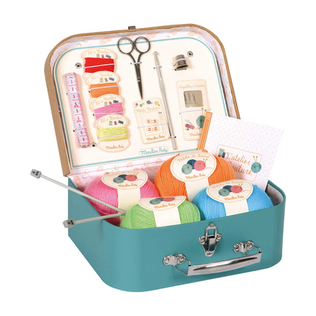 Suitcase - Sewing & Knitting Set - Recreational Activity