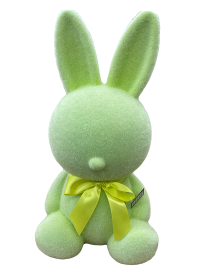 Large Flocked Sitting Bunny 20" Figure