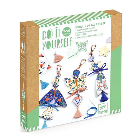 Butterflies DIY Keychain Craft Kit | Djeco