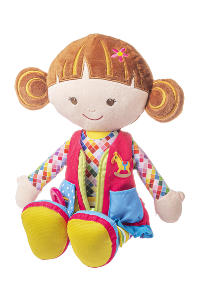 Learn to Dress - Brown Hair Doll