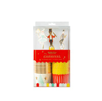 Carnival Baking Cups with Picks