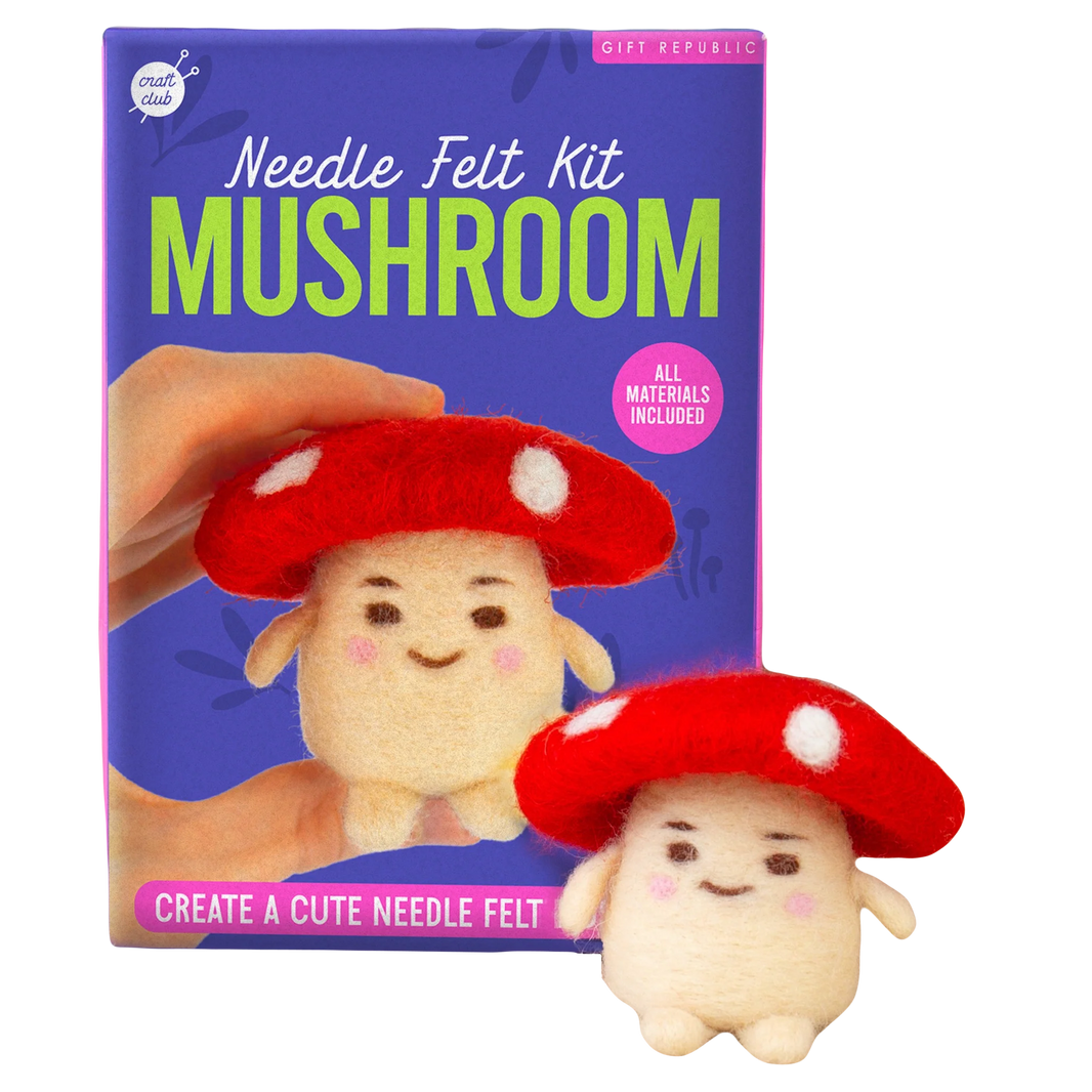 Needle Felt Mushroom Kit