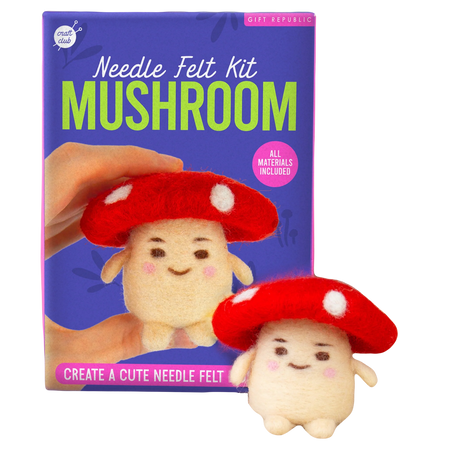 Needle Felt Mushroom Kit