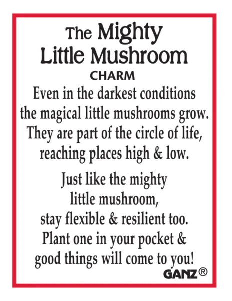 The Mighty Little Mushroom Charm