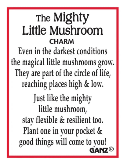 The Mighty Little Mushroom Charm