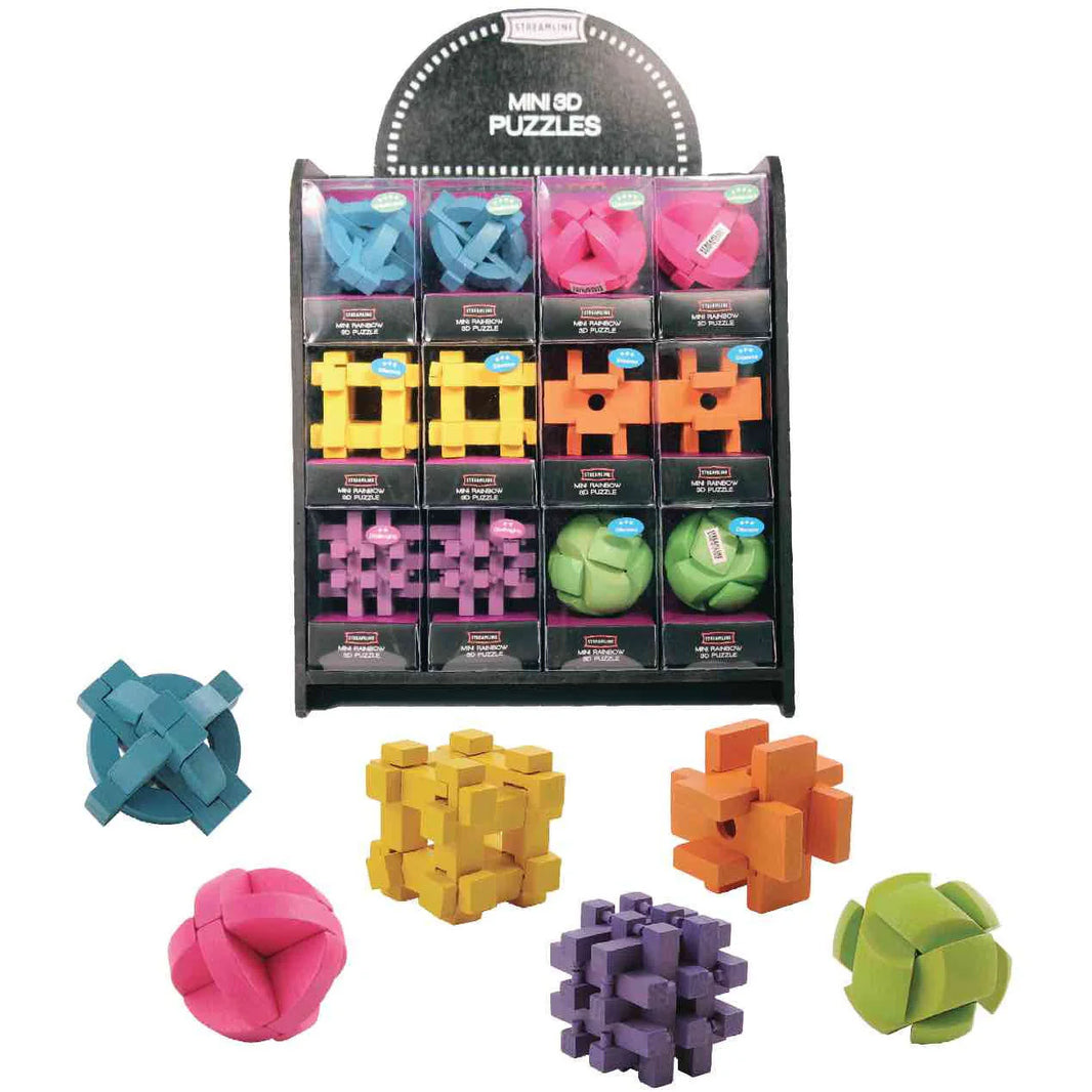 3-D Wooden Puzzles
