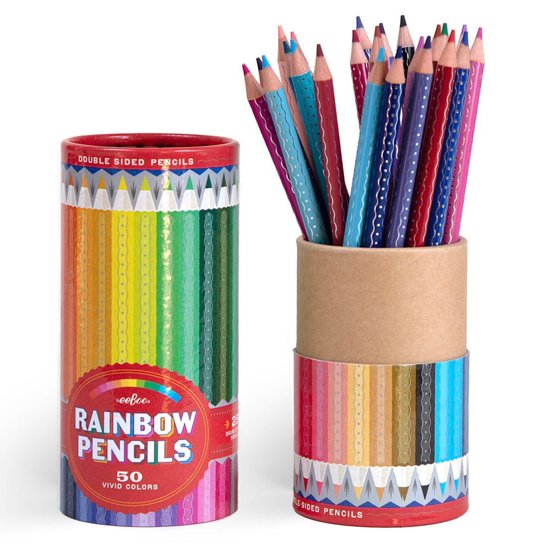 Rainbow Double-Sided Pencils | 25 Pack