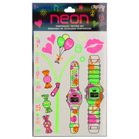 Neon Fun Tattoo Set