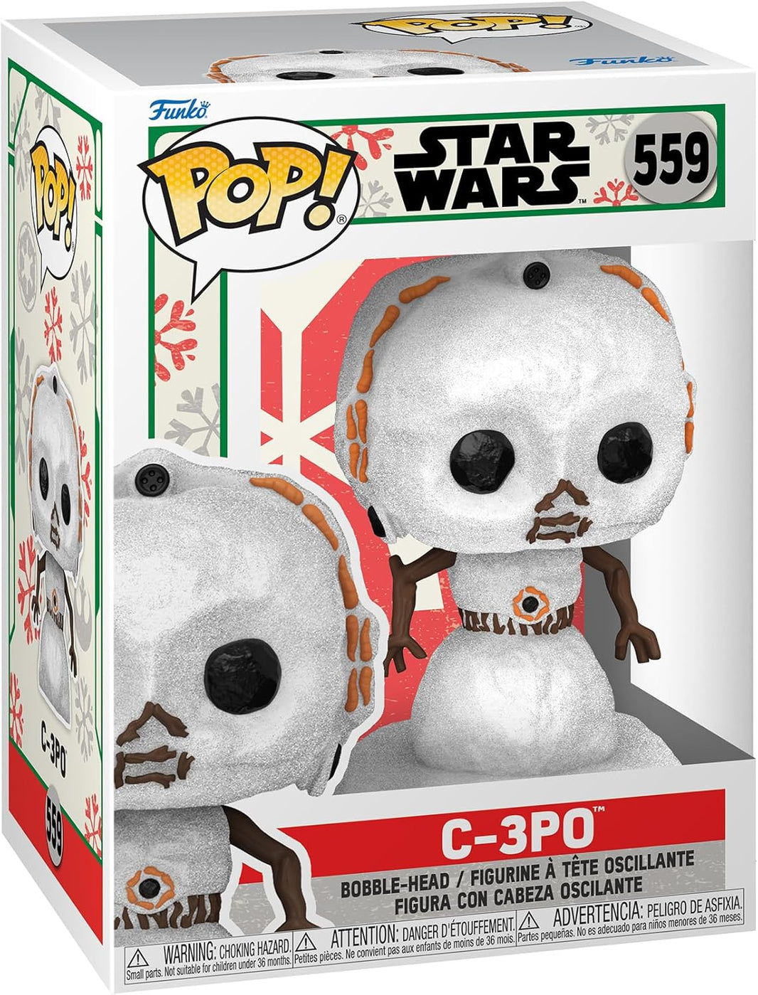 Funko POP! | Pre-Owned| Star Wars Holiday: C-3PO Snowman | #559