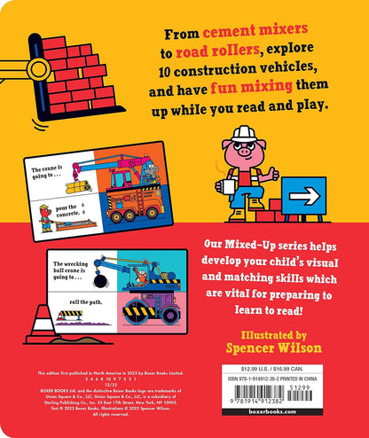 Mixed-Up Construction Vehicles | Board Book