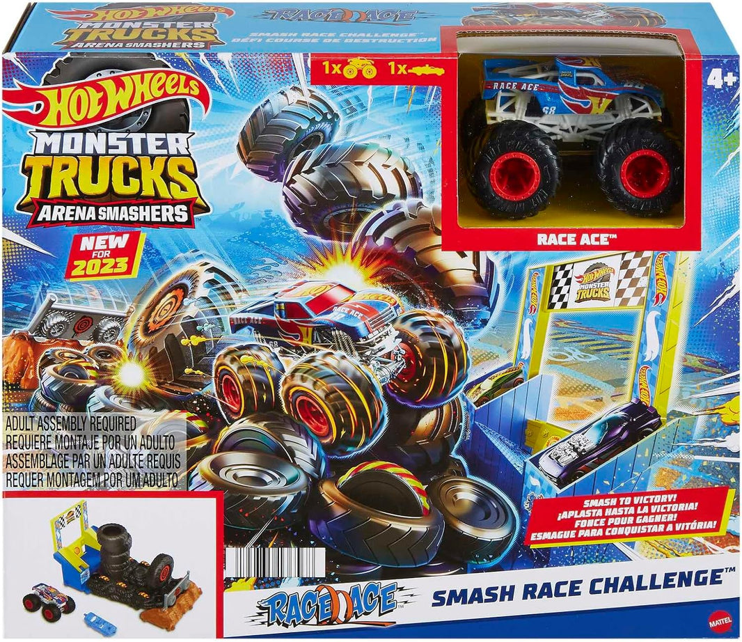Hot Wheels Monster Truck Arena | Smash Race Challenge