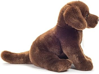 Sitting Chocolate Labrador Plush | Teddy Hermann