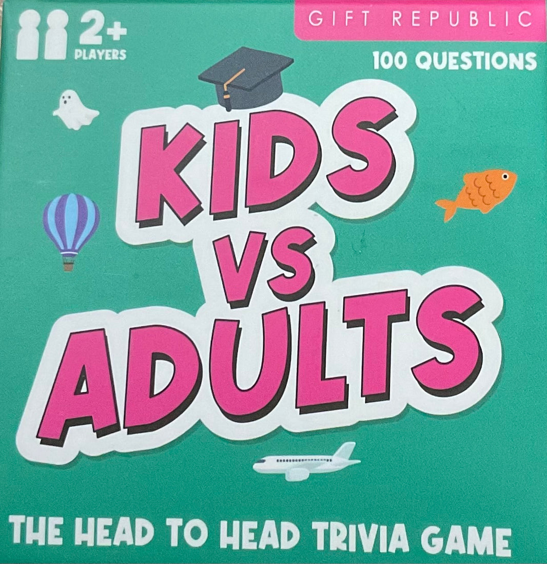 Kids vs. Adults Mini Card Game