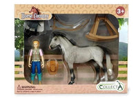 Horse and Rider Playset | Collecta by Breyer - 84245