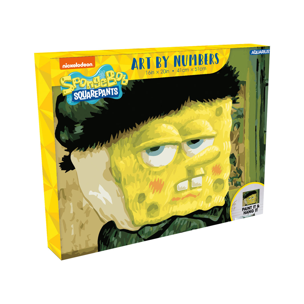 SpongeBob SquarePants Van Gogh Art by Numbers | 16" x 20"