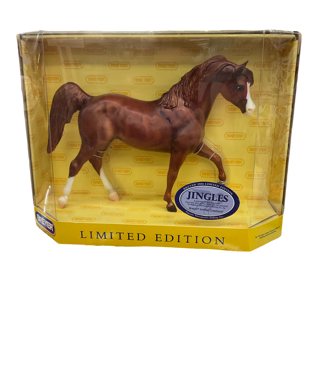 Preowned Breyer Model Horse | #1281 Jingles of Pegasus Therapeutic Riding Inc