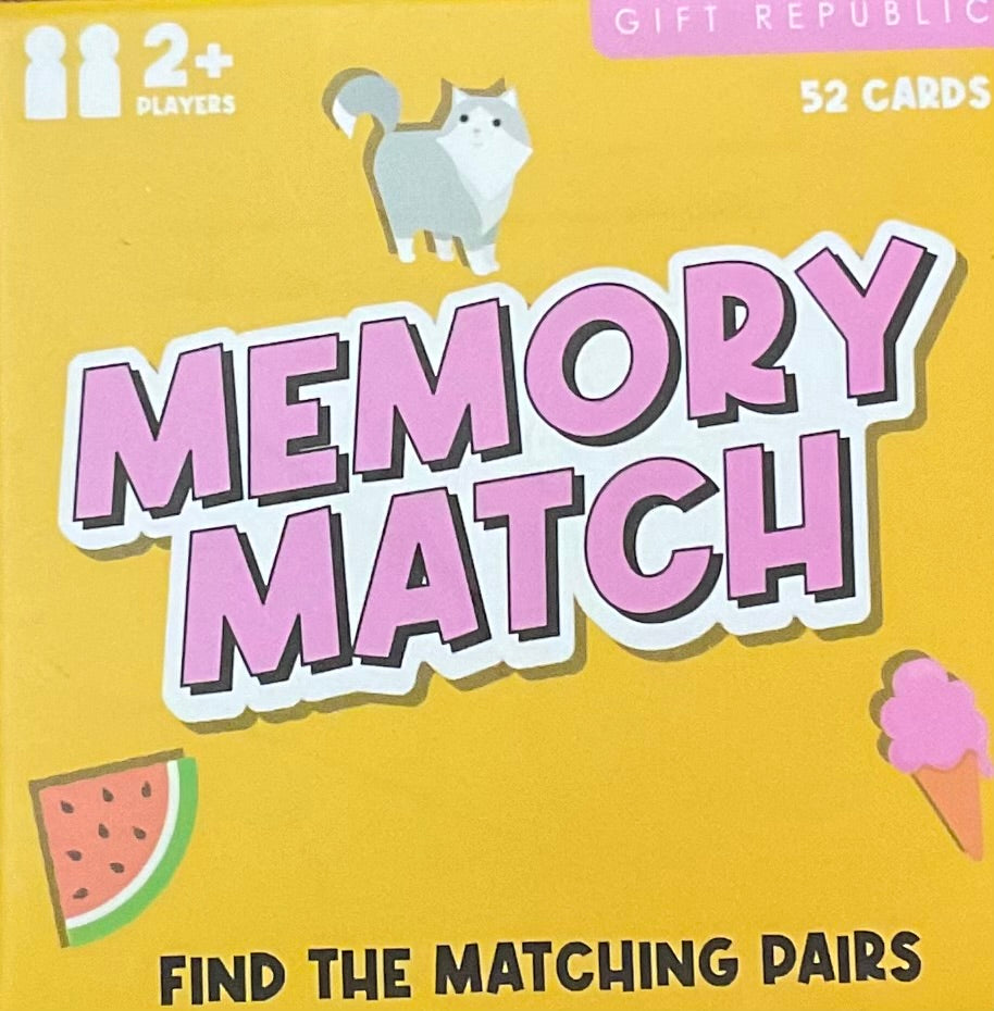 Memory Match Mini Card Game