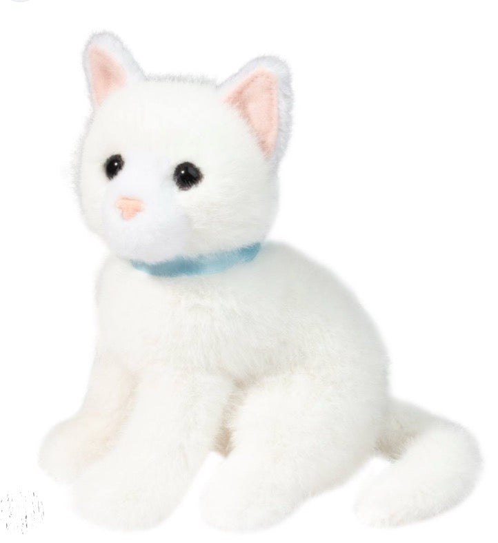 Mini 6” White Cat Plush