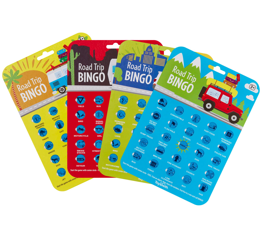 Road Trip Bingo, Travel Game