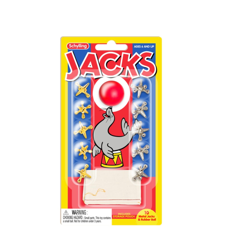 Classic Jacks with Storage Bag