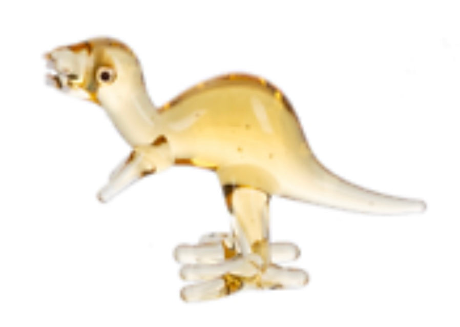 Mini Glass Dinosaur Figurines