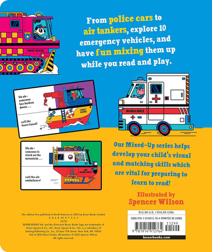 Mixed-Up Emergency Vehicles | Board Book
