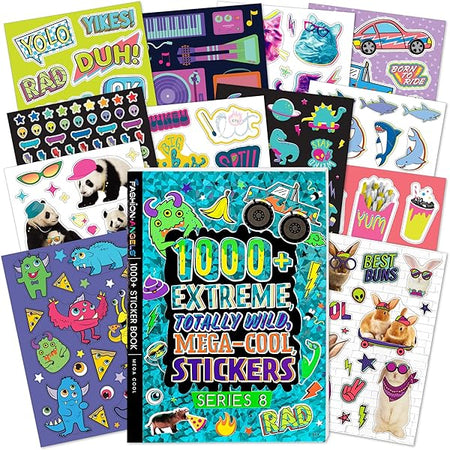 1500+ Extreme Totally Wild Mega Cool Stickers | Series 8