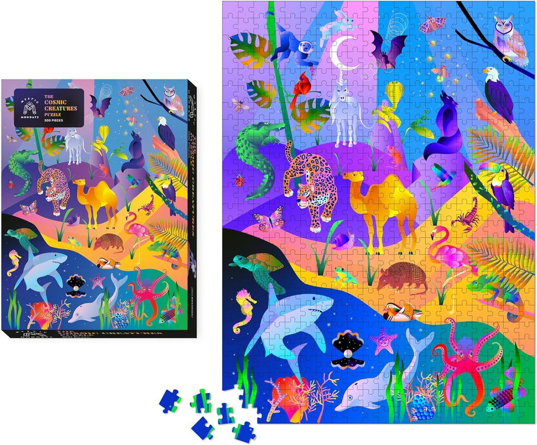 Mystic Mondays: The Cosmic Creatures Puzzle | 500 Pieces