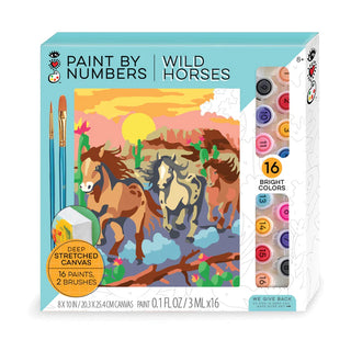 Paint by Numbers Wild Horses | iHeartArt