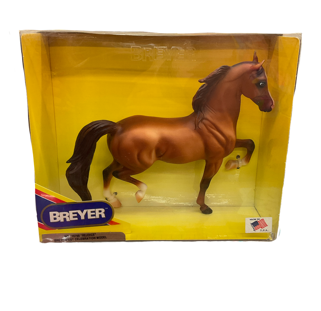 Preowned Breyer Model Horse | No. 770798 Rejoice | Breyerfest Celebration Model