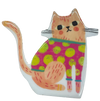 Cat Wooden Block Art