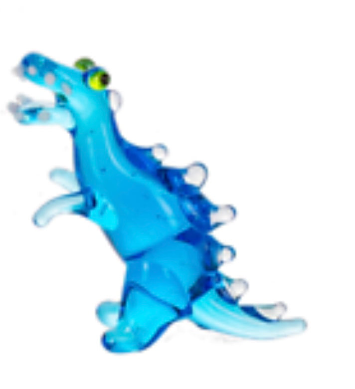 Mini Glass Dinosaur Figurines