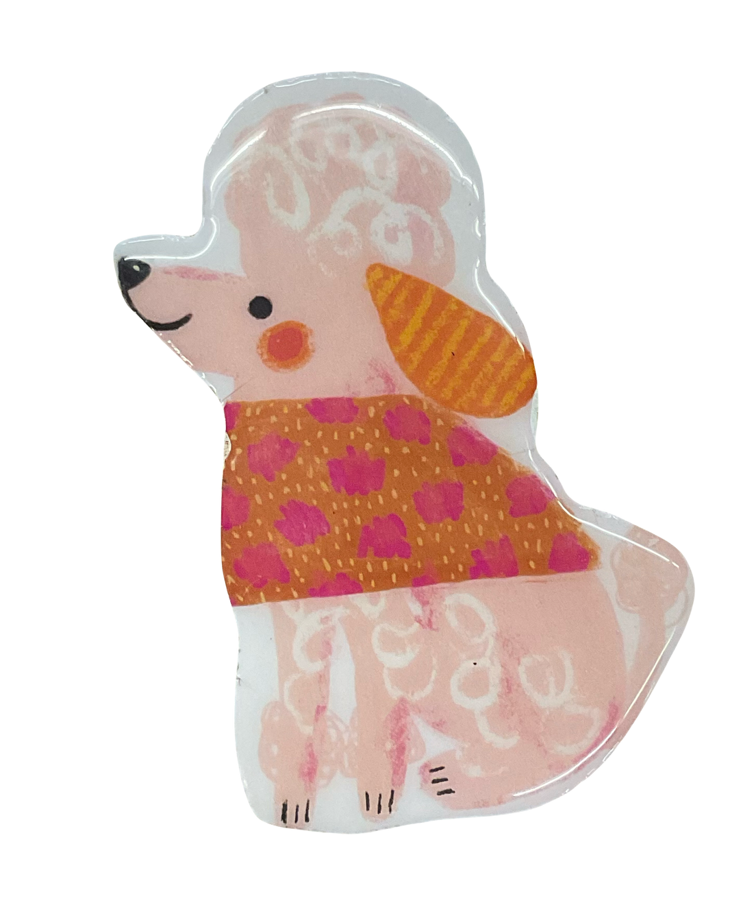 Dog Wooden Block Art