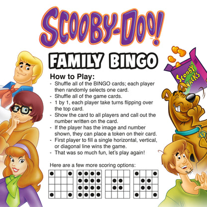 Scooby-Doo Family Bingo Game