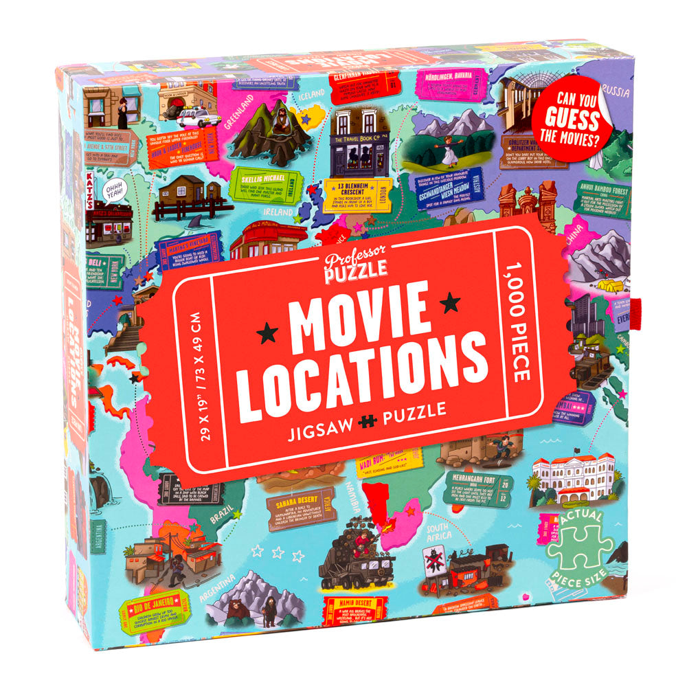 Movie Locations 1000-Piece Jigsaw Puzzle