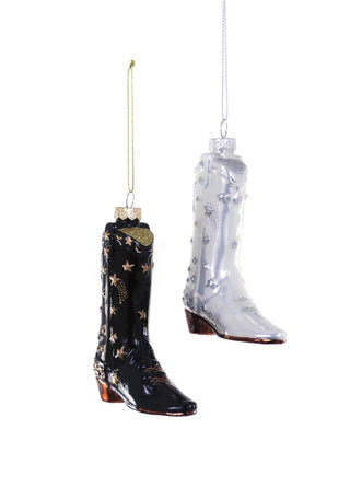 Cosmic Cowboy Boot Glass Ornament | Cody Foster