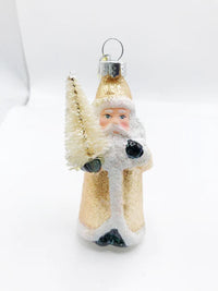 Belsnickels Santa Glass Ornament