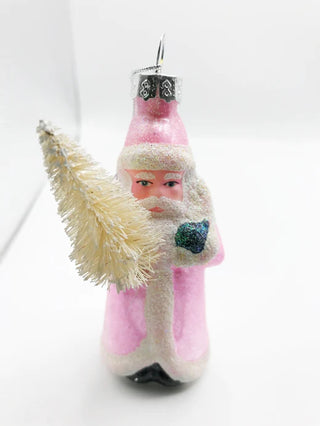 Belsnickels Santa Glass Ornament