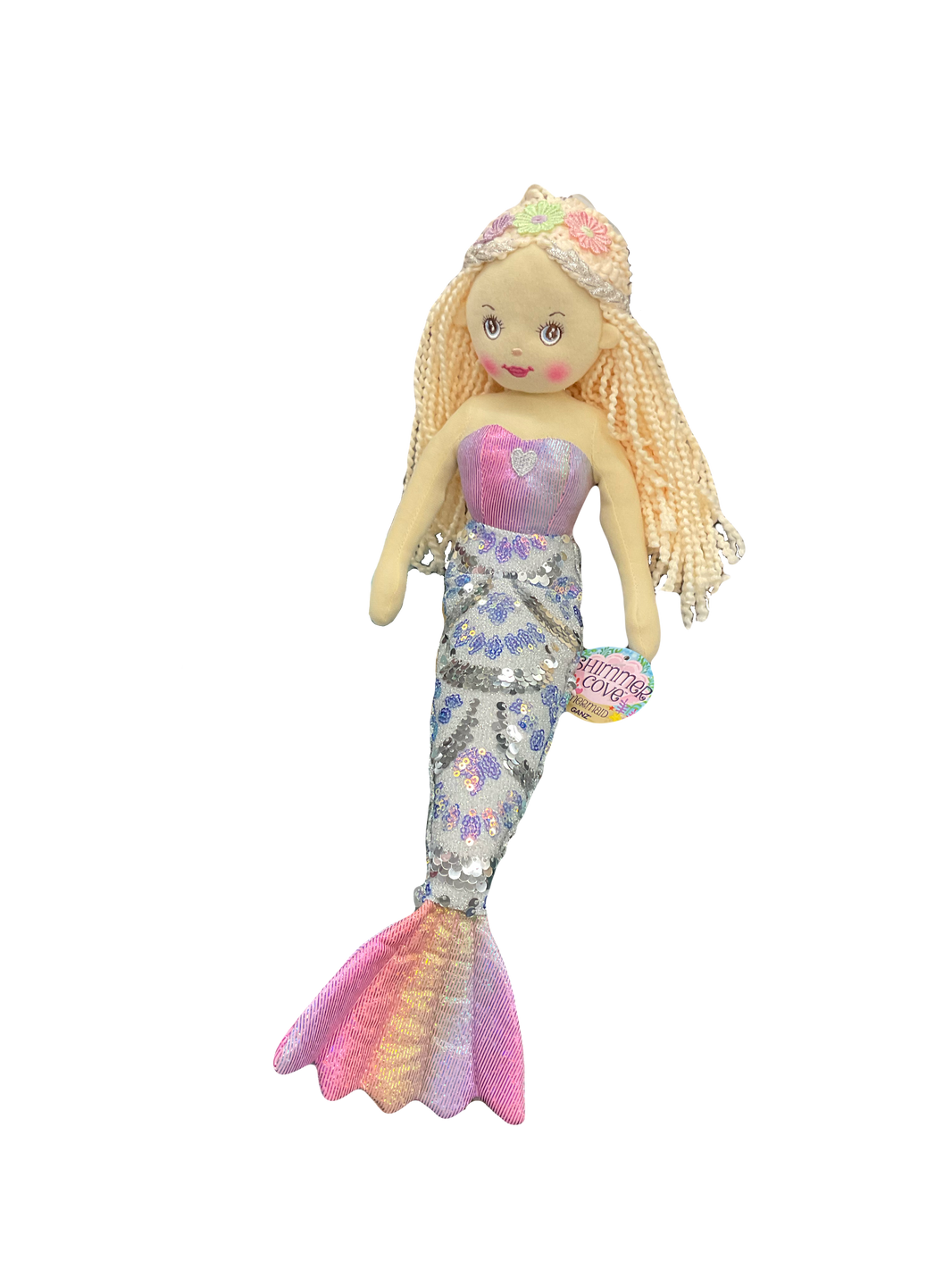 18” Shelly | Shimmer Cove Plush Mermaid