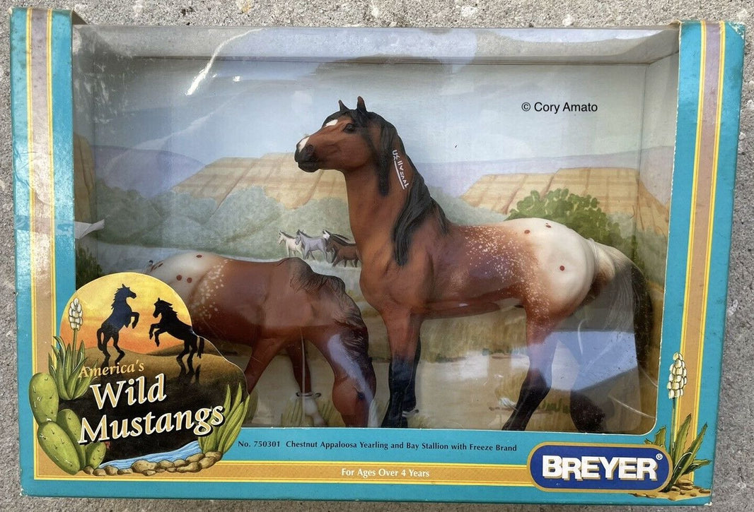 PreOwned Breyer | #750301 Americas Wild Mustangs | Adriano and Roano