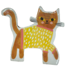 Cat Wooden Block Art