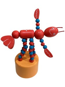 Wooden Ocean Push Puppet