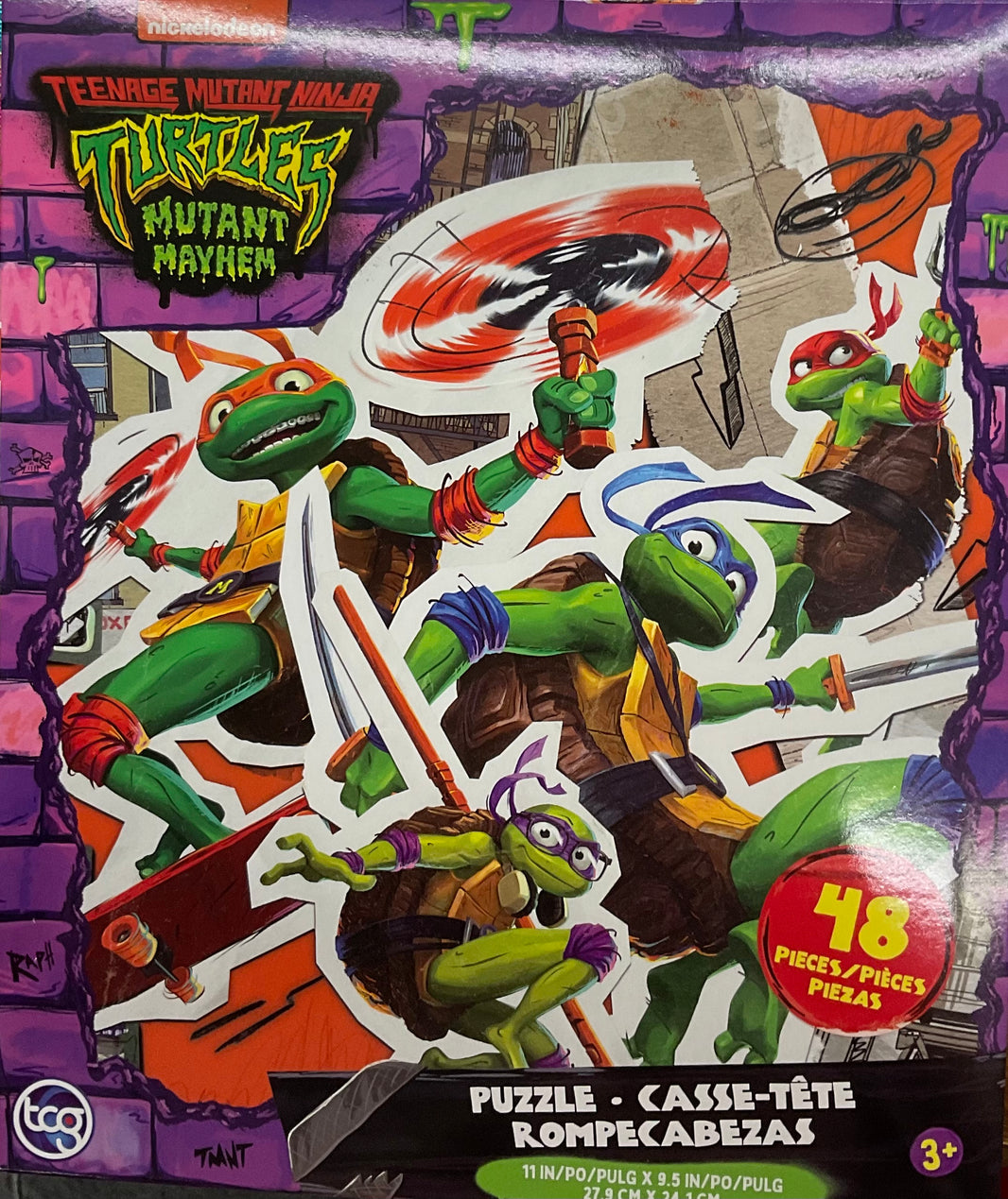 48 Piece Teenage Mutant Ninja Turtles Puzzle