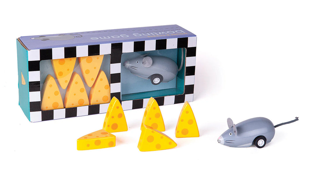 Mouse and Cheese | Wooden Bowling Game