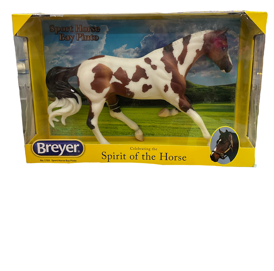 Preowned Breyer Model Horse | 1705 Sport Horse Bay Pinto